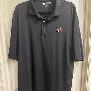 Onward Reserve Black Georgia Bulldogs Polo Shirt